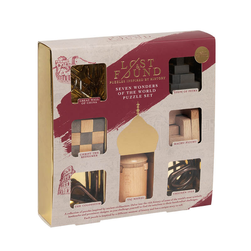 Lost & Found: Seven Wondersof the World Puzzle Set