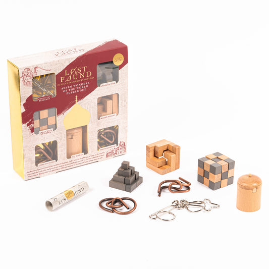Lost & Found: Seven Wondersof the World Puzzle Set