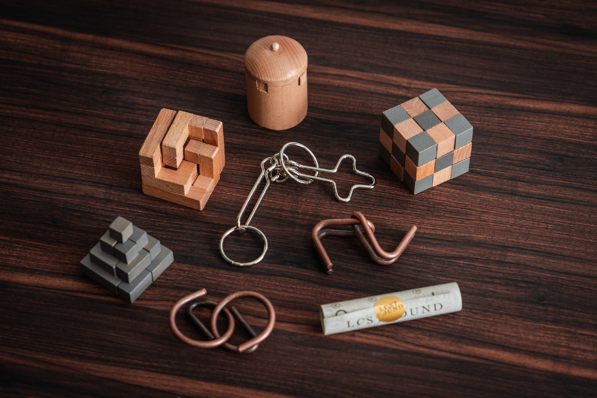 Lost & Found: Seven Wondersof the World Puzzle Set