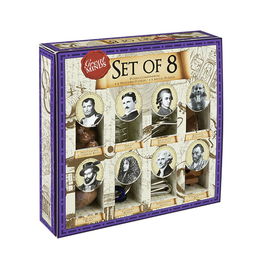 Great Minds Set of 8 Puzzles