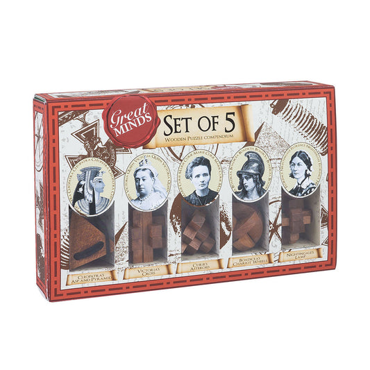 Great Minds Women's Set of 5 Puzzle s