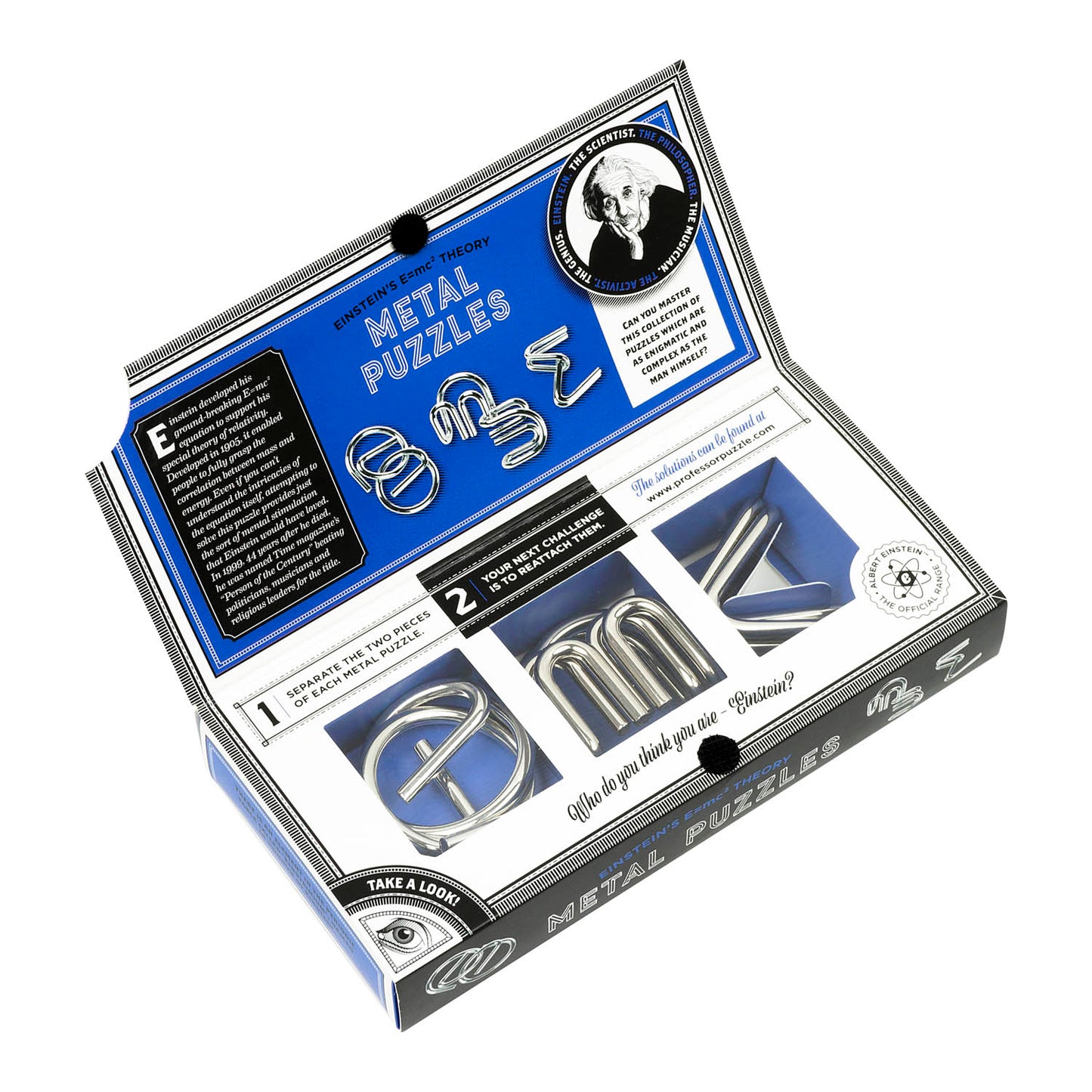 Einstein E=mc2 Metal Puzzles