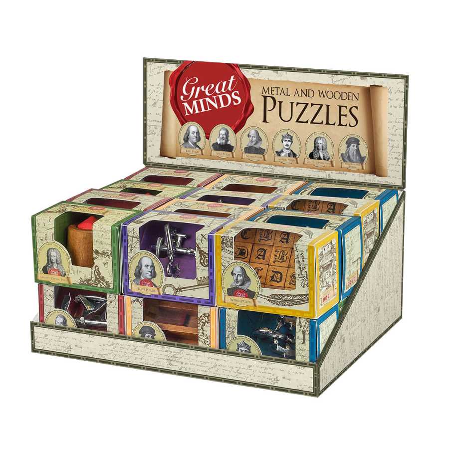 Great Minds Metal & Wooden Puzzles 
