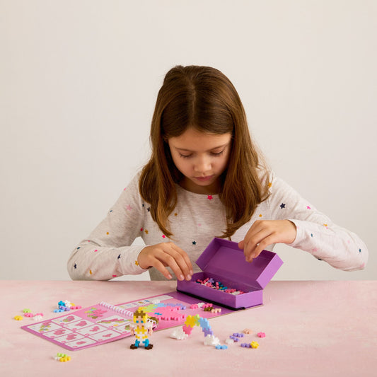 Plus-Plus - Puzzle by Number Activity Pad - Fairy Tale Unicorn