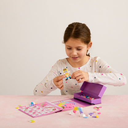 Plus-Plus - Puzzle by Number Activity Pad - Fairy Tale Unicorn