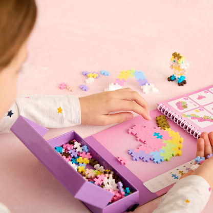 Plus-Plus - Puzzle by Number Activity Pad - Fairy Tale Unicorn