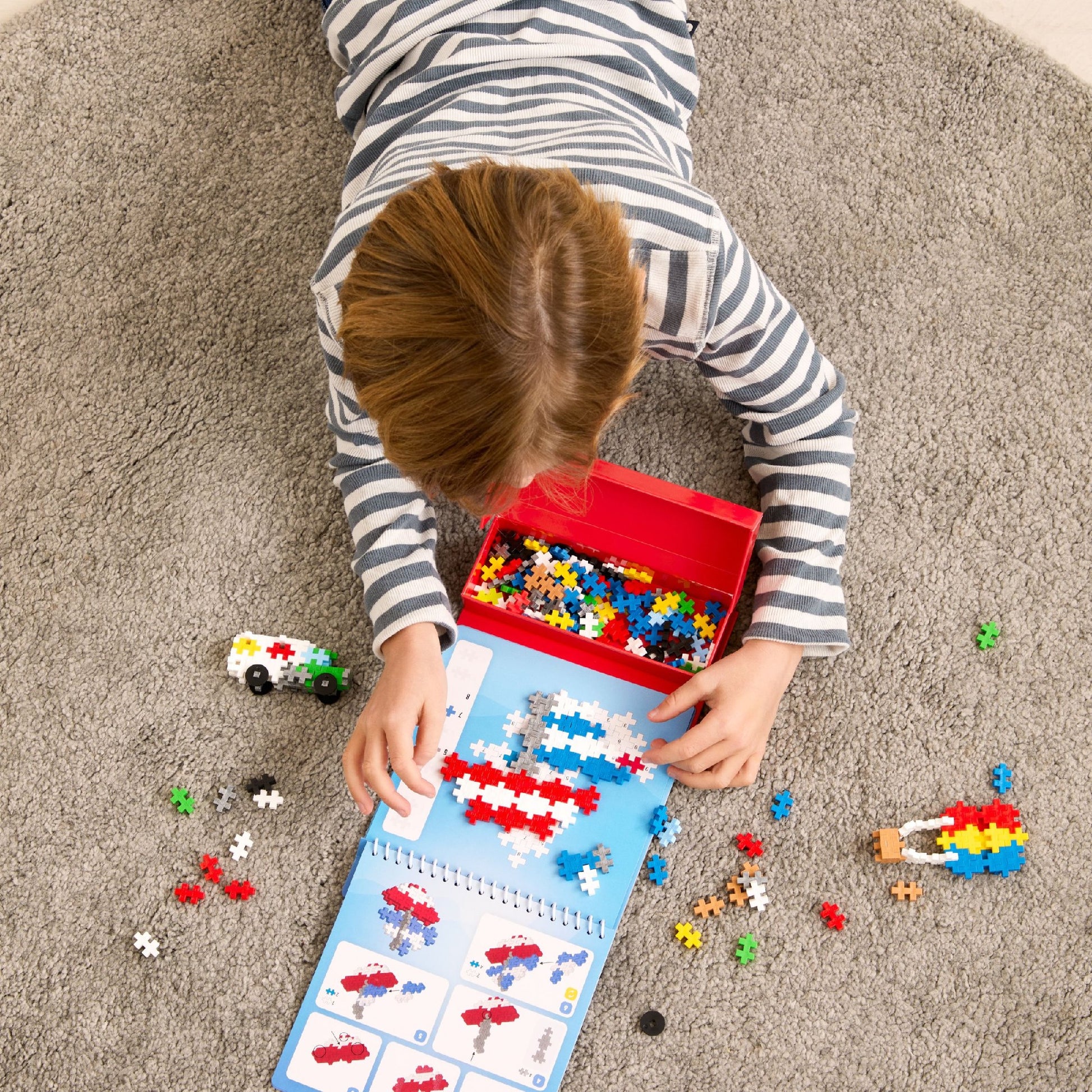 Plus-Plus - Puzzle by Number Activity Pad - Transportation