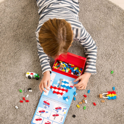 Plus-Plus - Puzzle by Number Activity Pad - Transportation