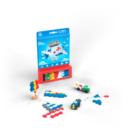 Plus-Plus - Puzzle by Number Activity Pad - Transportation