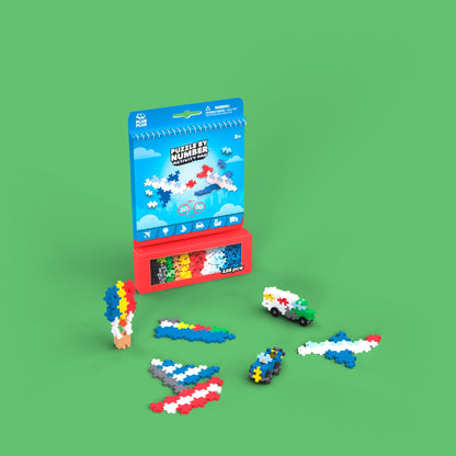 Plus-Plus - Puzzle by Number Activity Pad - Transportation