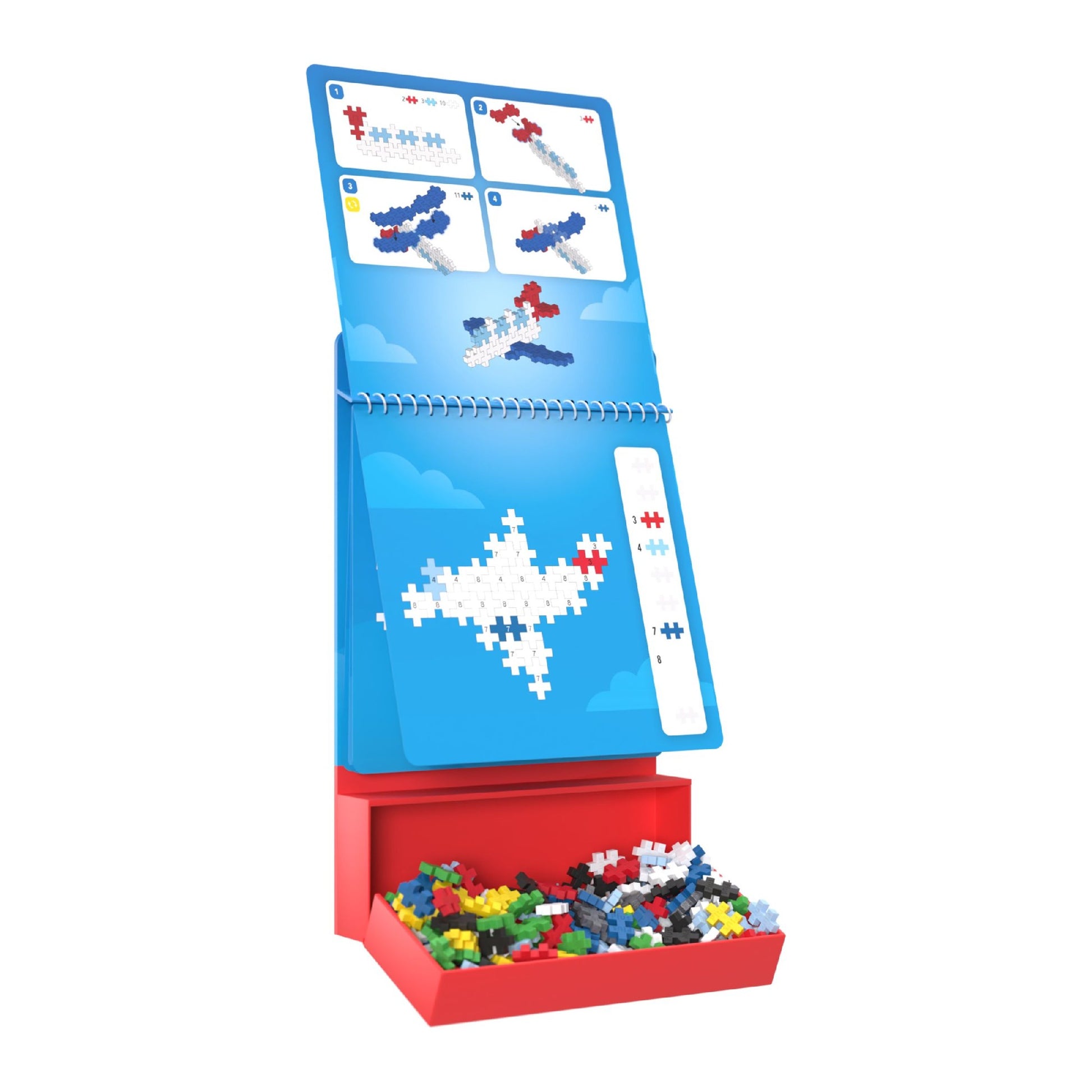 Plus-Plus - Puzzle by Number Activity Pad - Transportation