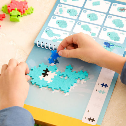 Plus-Plus - Puzzle by Number Activity Pad - Ocean