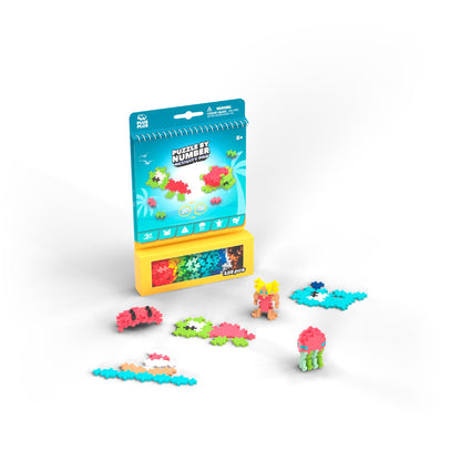 Plus-Plus - Puzzle by Number Activity Pad - Ocean