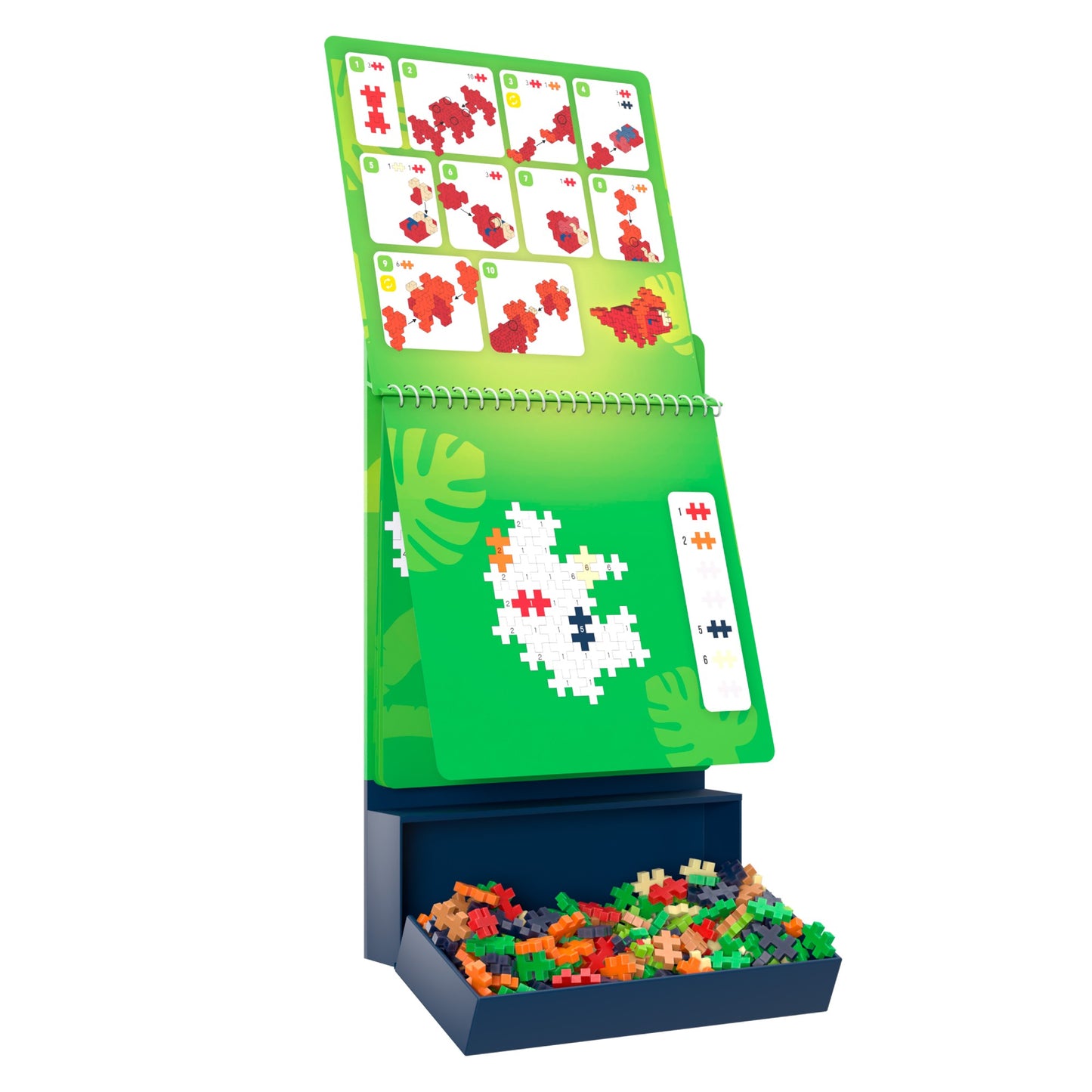 Plus-Plus - Puzzle by Number Activity Pad - Dinosaurs