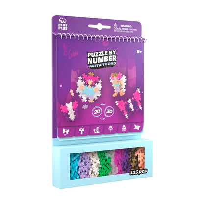 Plus-Plus - Puzzle by Number Activity Pad - Enchanted Forest
