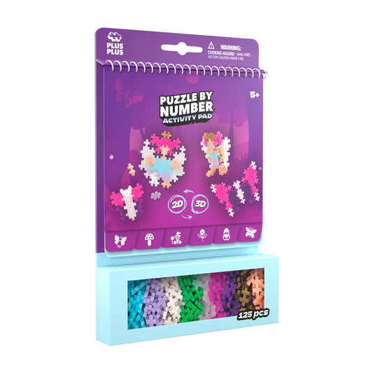 Plus-Plus - Puzzle by Number Activity Pad - Enchanted Forest