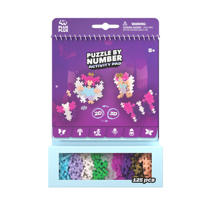 Plus-Plus - Puzzle by Number Activity Pad - Enchanted Forest