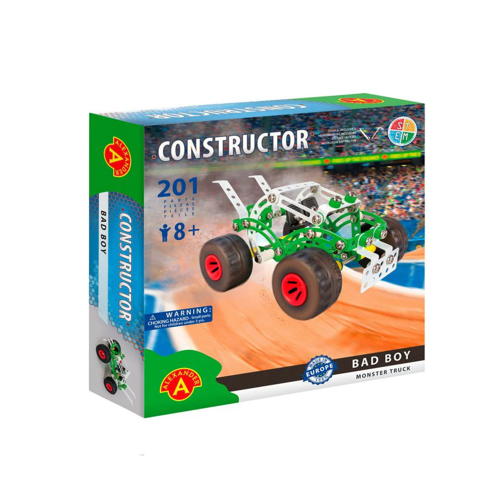 Constructor Bad Boy Monster Truck 201parts