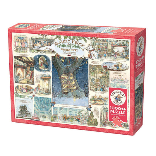 Jigsaw 1000pc Cobble Hill - Brambly Hedge Winter Story