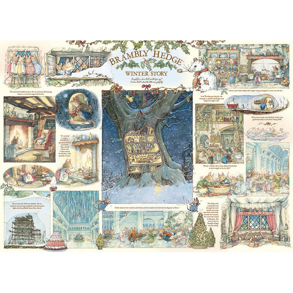 Jigsaw 1000pc Cobble Hill - Brambly Hedge Winter Story