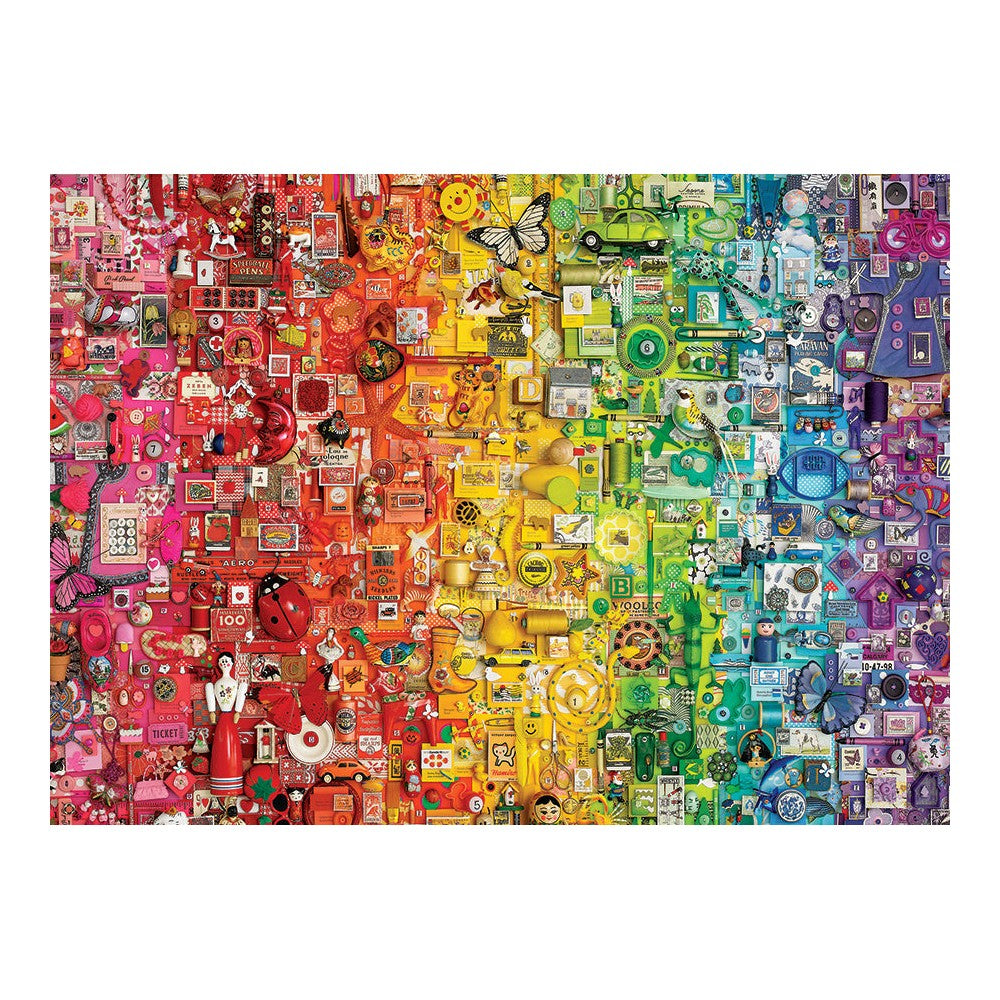 Jigsaw 1000pc Cobble Hill - Colourful Rainbow