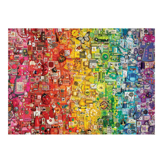 Jigsaw 1000pc Cobble Hill - Colourful Rainbow