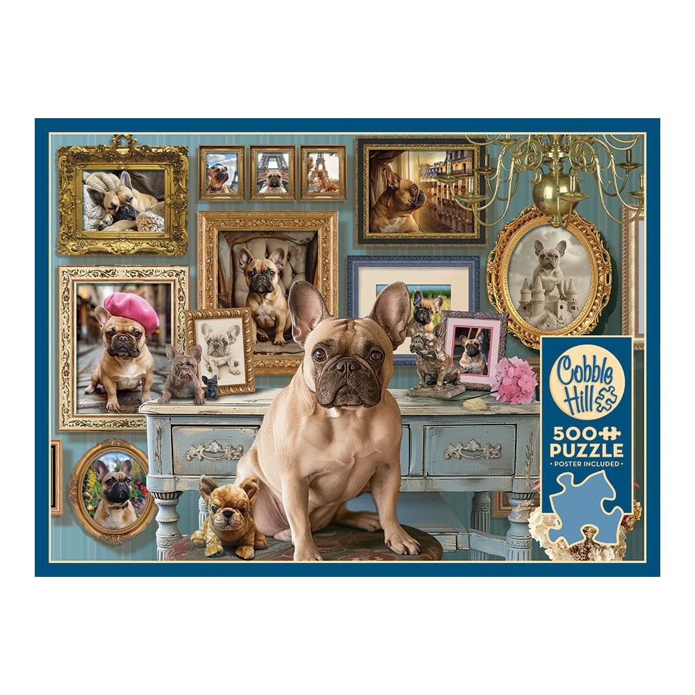 Jigsaw 500pc Cobble Hill - Frenchie 