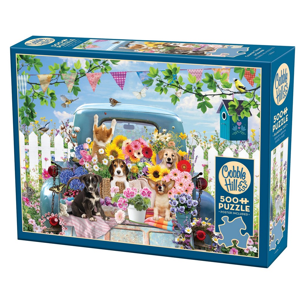 Jigsaw 500pc Cobble Hill - Country Truck in Summer 