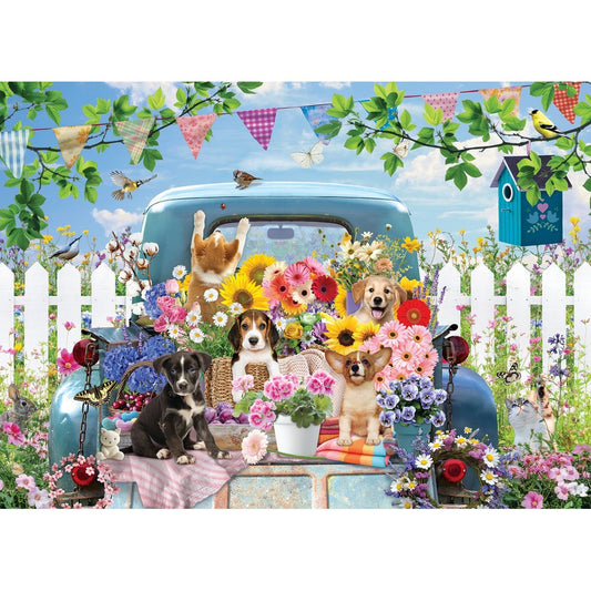 Jigsaw 500pc Cobble Hill - Country Truck in Summer 