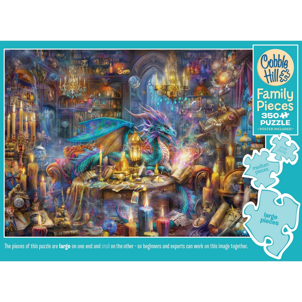 Jigsaw 350pc Cobble Hill - The Library Keeper (Family)