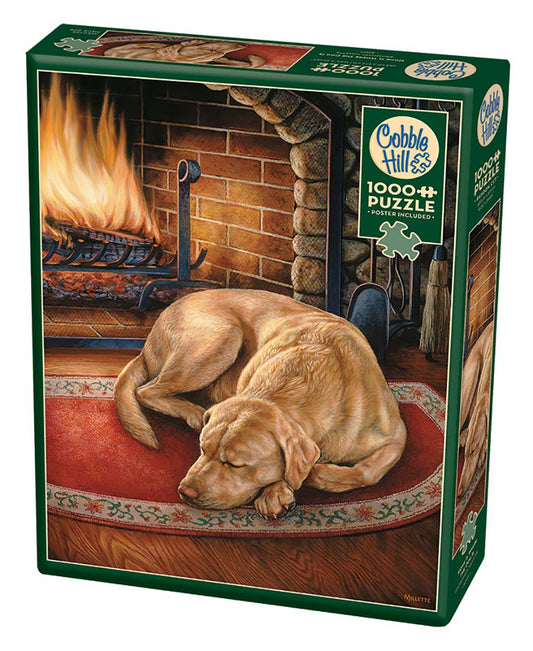 Jigsaw 1000pc Cobble Hill - Home is where the Dog is