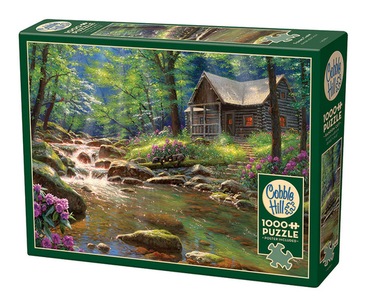 Jigsaw 1000pc Cobble Hill - Fishing Cabin