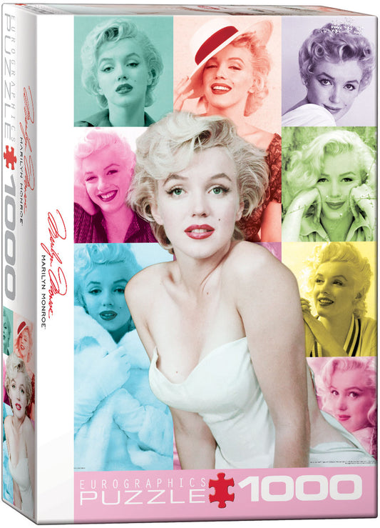 Jigsaw 1000pc - Marilyn Munroe Color Portraits