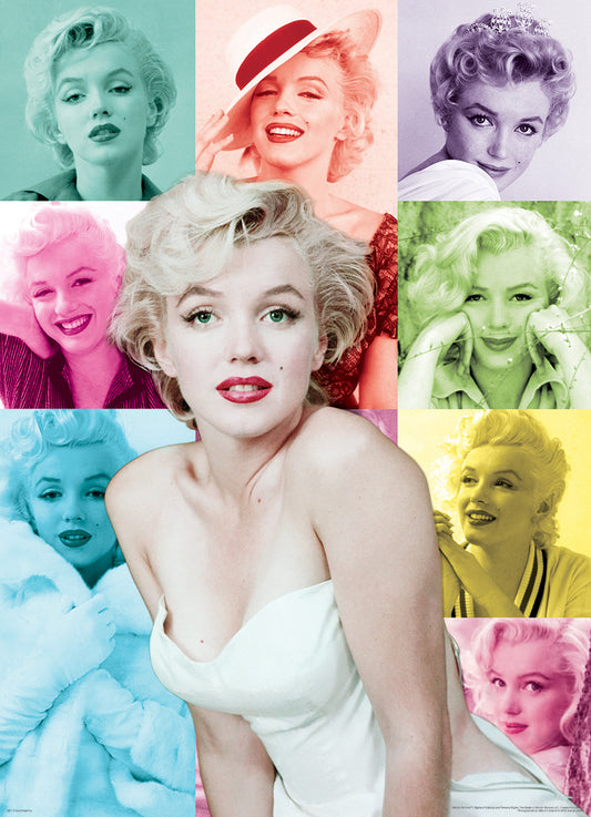 Jigsaw 1000pc - Marilyn Munroe Color Portraits