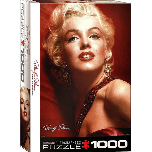 Jigsaw 1000pc - Marilyn Monroe Red Portrait