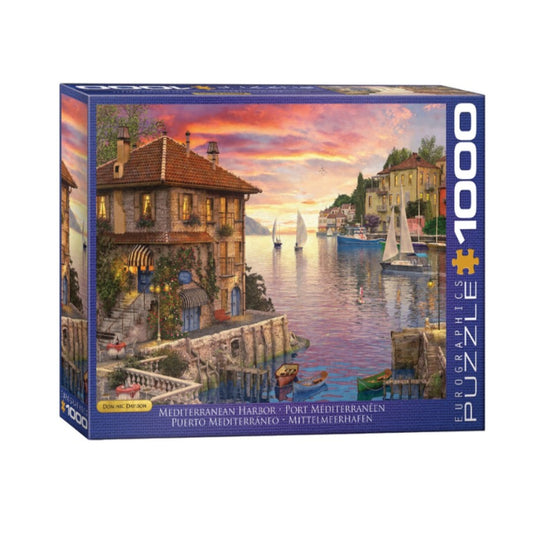 Jigsaw 1000pc - Mediterranean Harbor