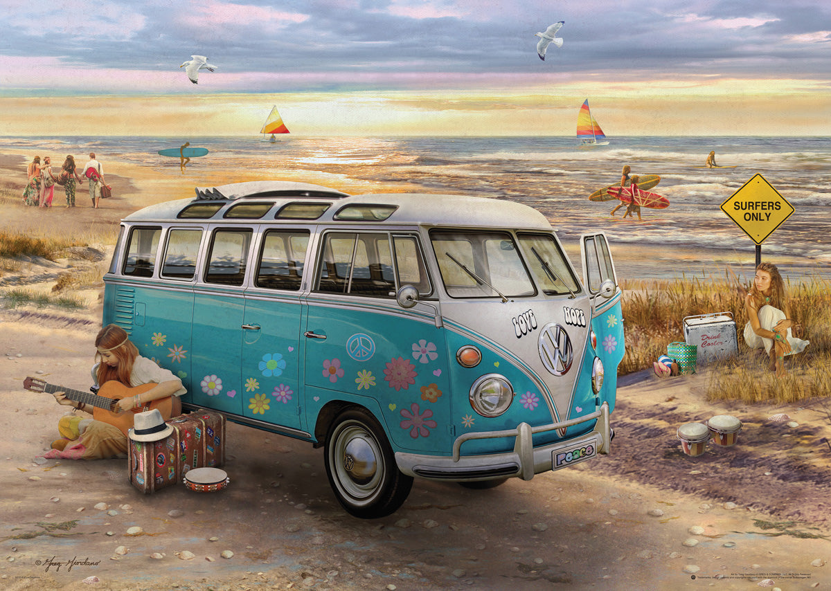 Jigsaw 1000pc Eurographics - VW Love & Hope Bus