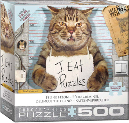 Jigsaw 500pcXL - Feline Felon