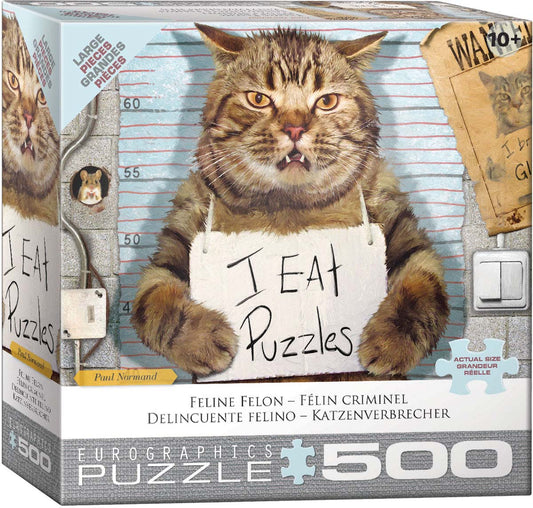 Jigsaw 500pcXL - Feline Felon