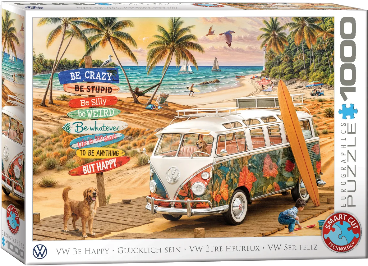 Jigsaw 1000pc Eurographics - VW Be Happy