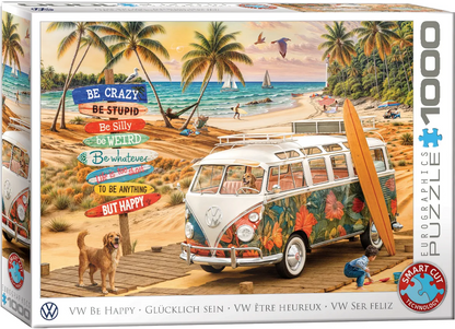 Jigsaw 1000pc Eurographics - VW Be Happy