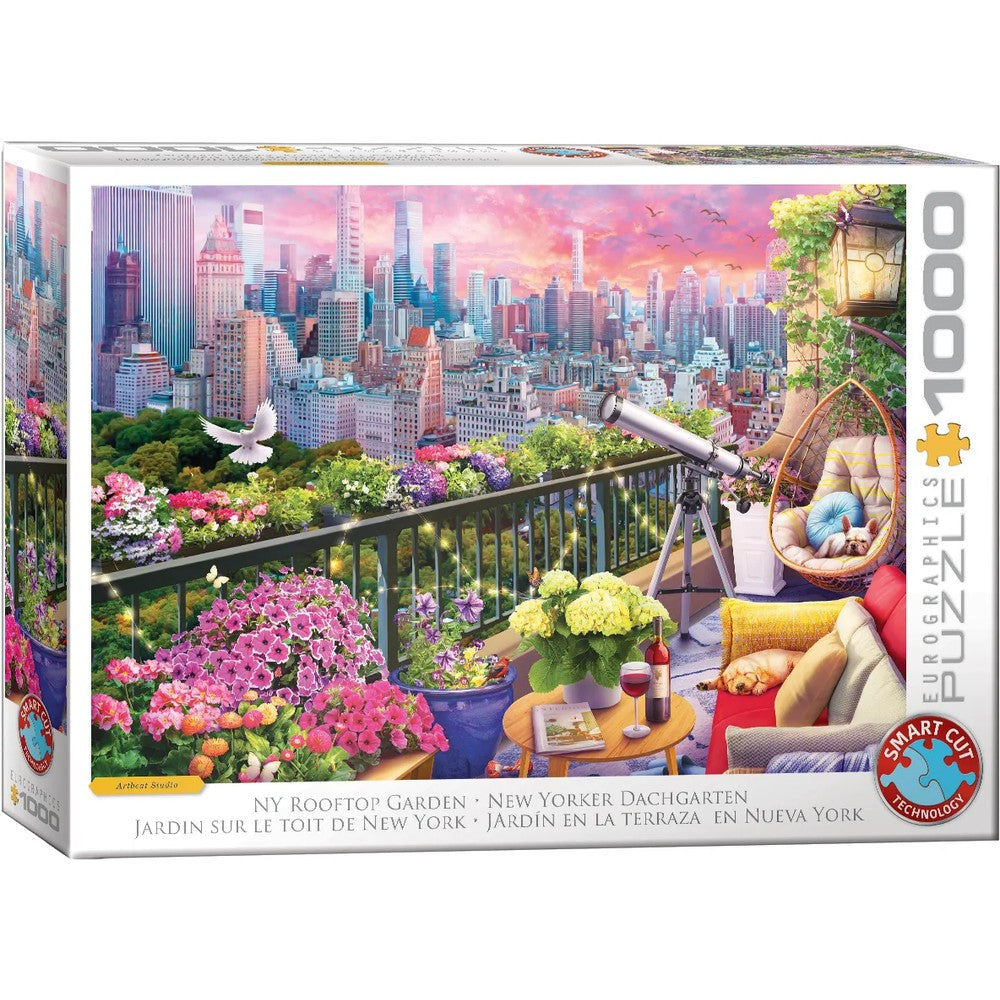 Jigsaw 1000pc  Eurographics - New York Rooftop Garden