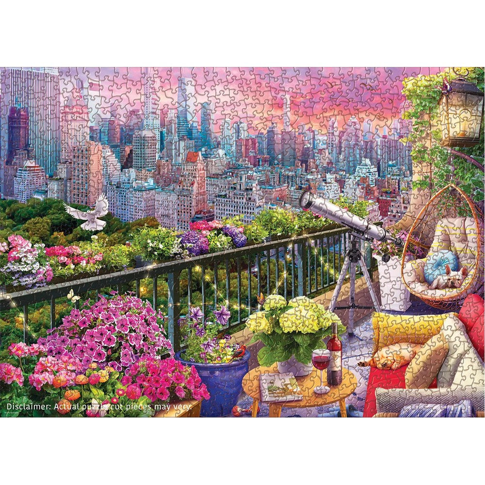 Jigsaw 1000pc  Eurographics - New York Rooftop Garden