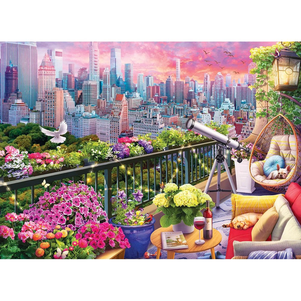 Jigsaw 1000pc  Eurographics - New York Rooftop Garden