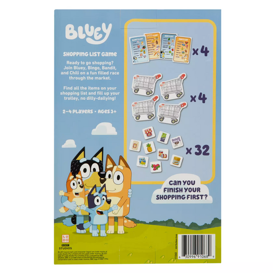 Bluey Shopping List Game
