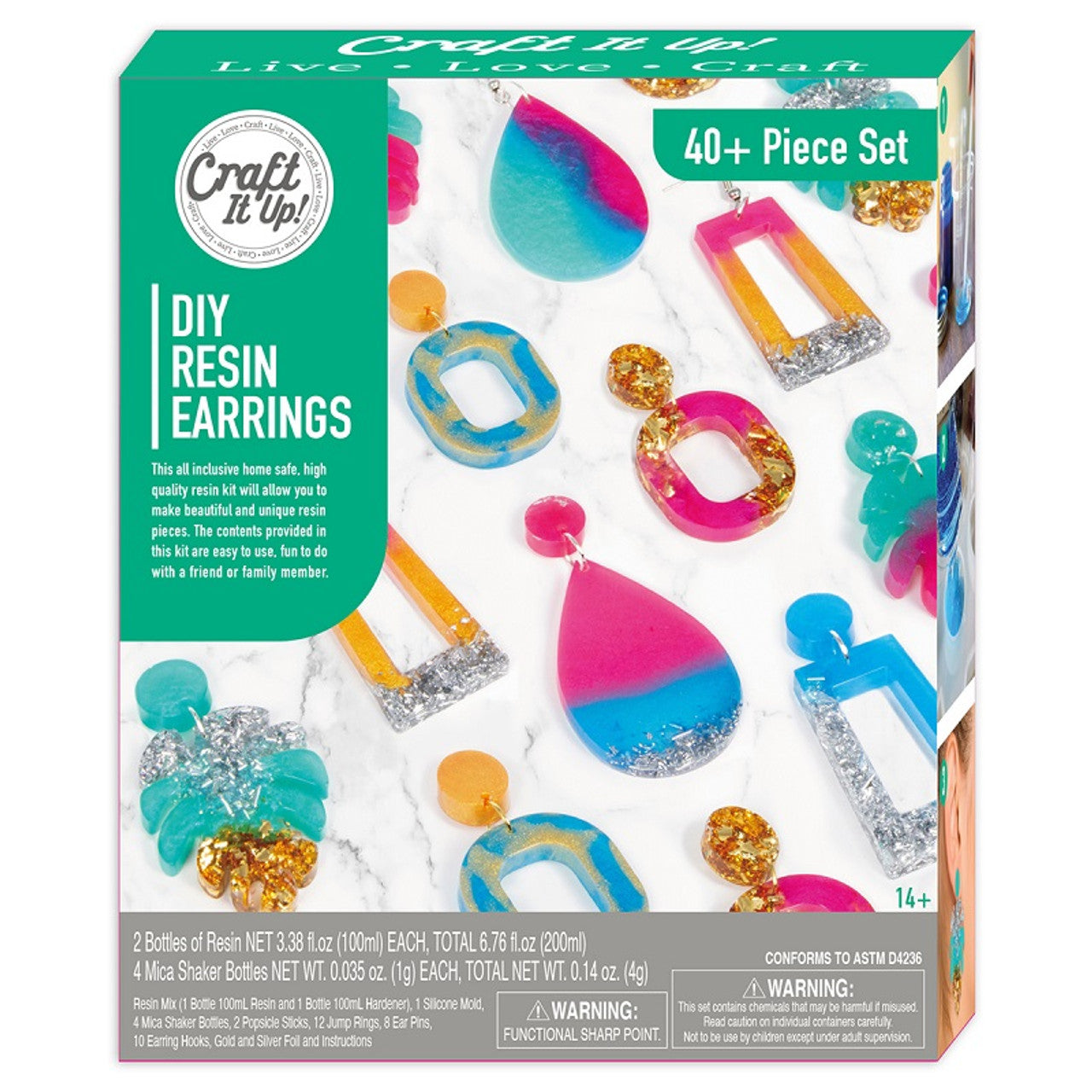 Resin Earrings DIY Kit