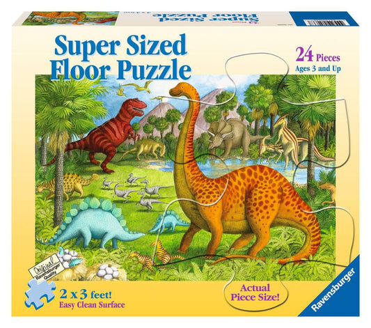 Jigsaw Floor Puzzle 24pc - Ravensburger - Dinosaur Pals