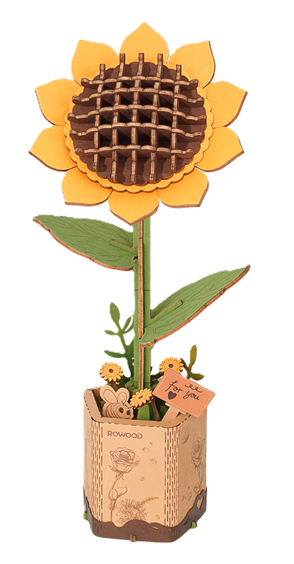 Wood Bloom Sunflower Kit