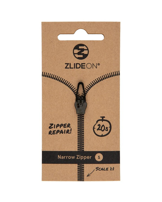 Zip replacement narrow small black