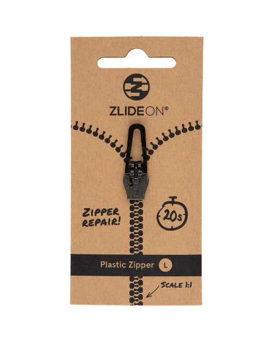 Zip replacement plastic large black